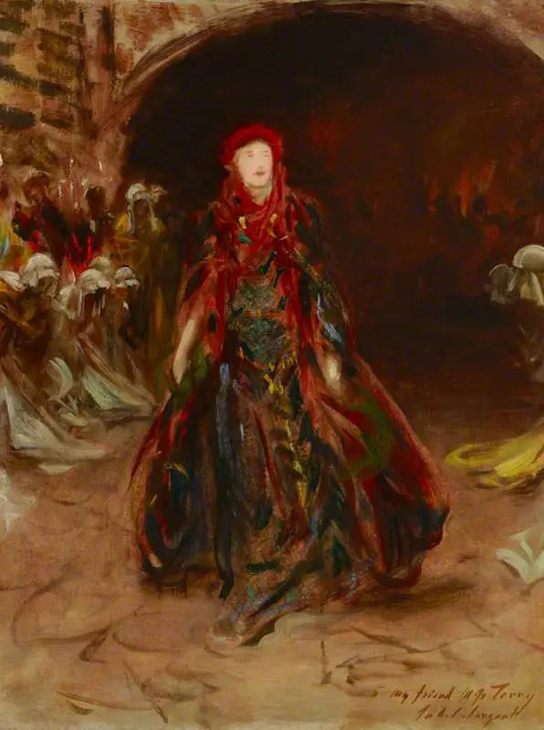 Dame Ellen Terry (1847-1928) no papel de Lady Macbeth em 