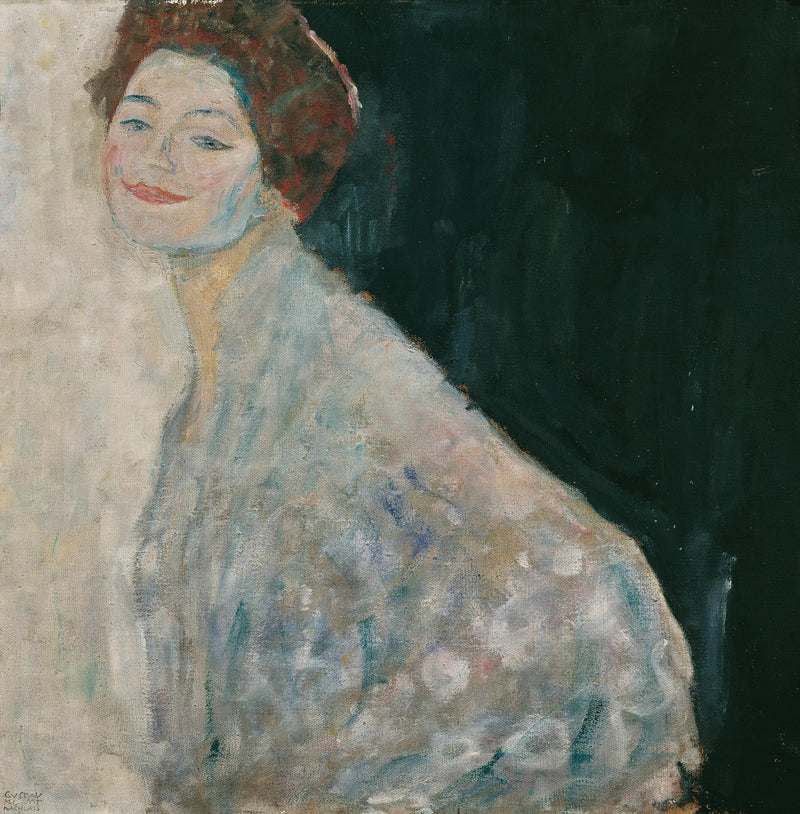 Dama de branco - Gustav Klimt