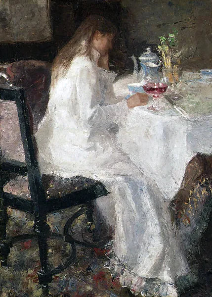 Dama em branco - Jan Toorop