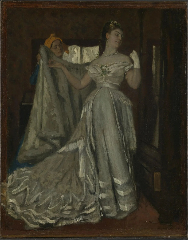 Dama e empregada - James Tissot