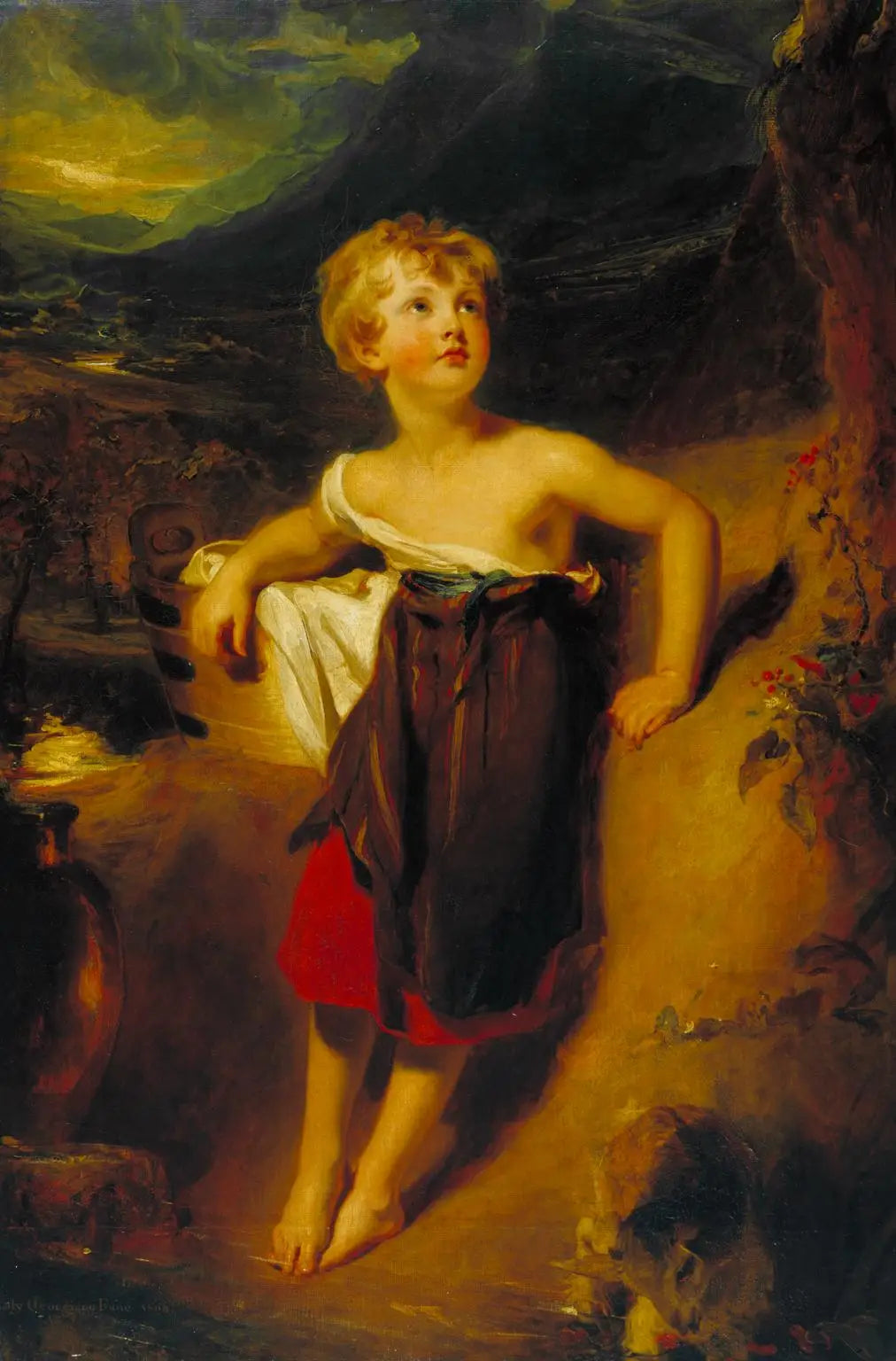 Dame Georgiana Fane - Thomas Lawrence image 1 copie peinte à la main à l’huile