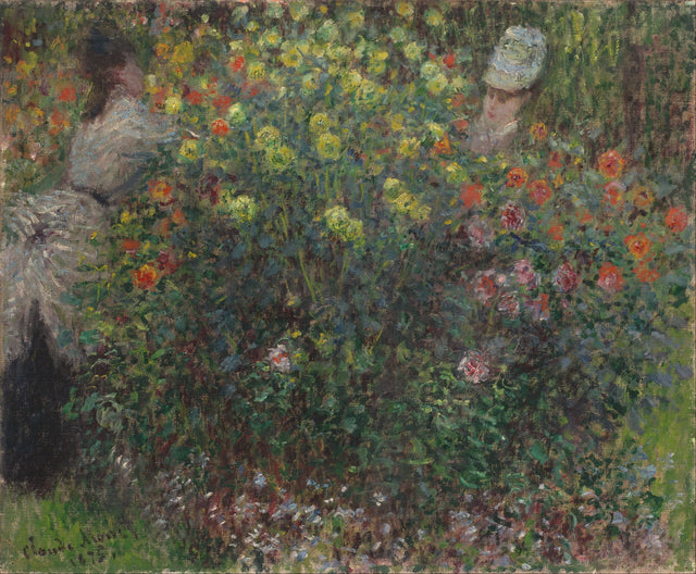 Senhoras em Flores W383 - Claude Monet