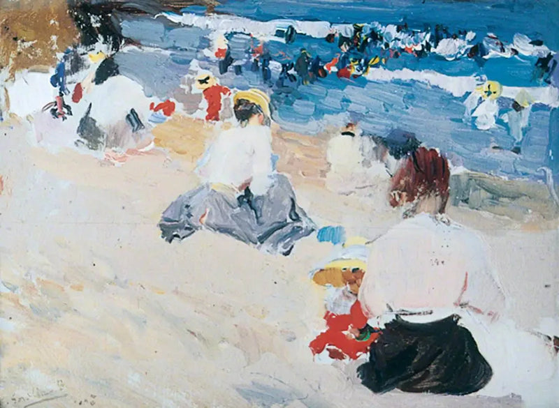 Mulheres na praia - Joaquín Sorolla