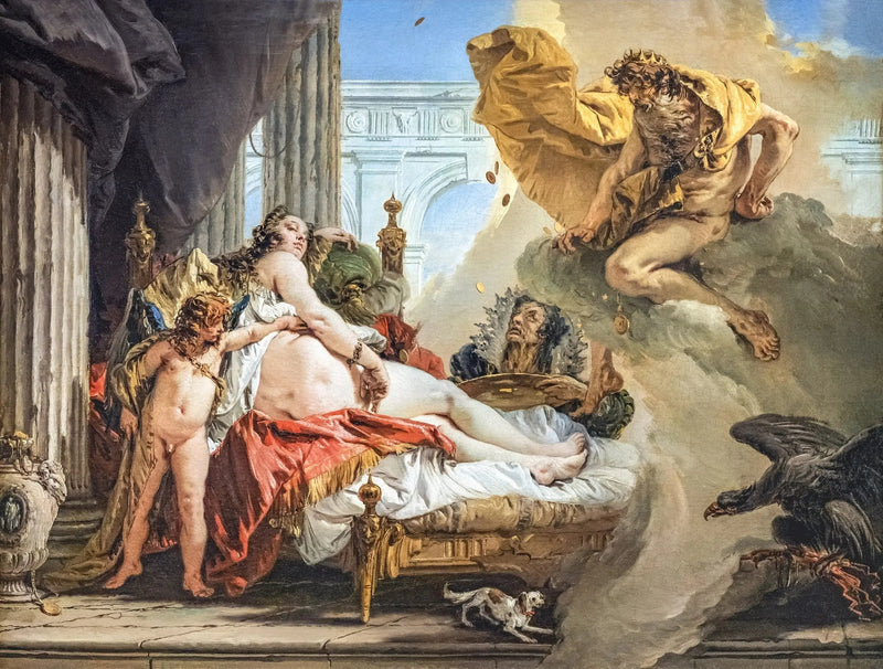 Danaé e Júpiter - Giovanni Battista Tiepolo