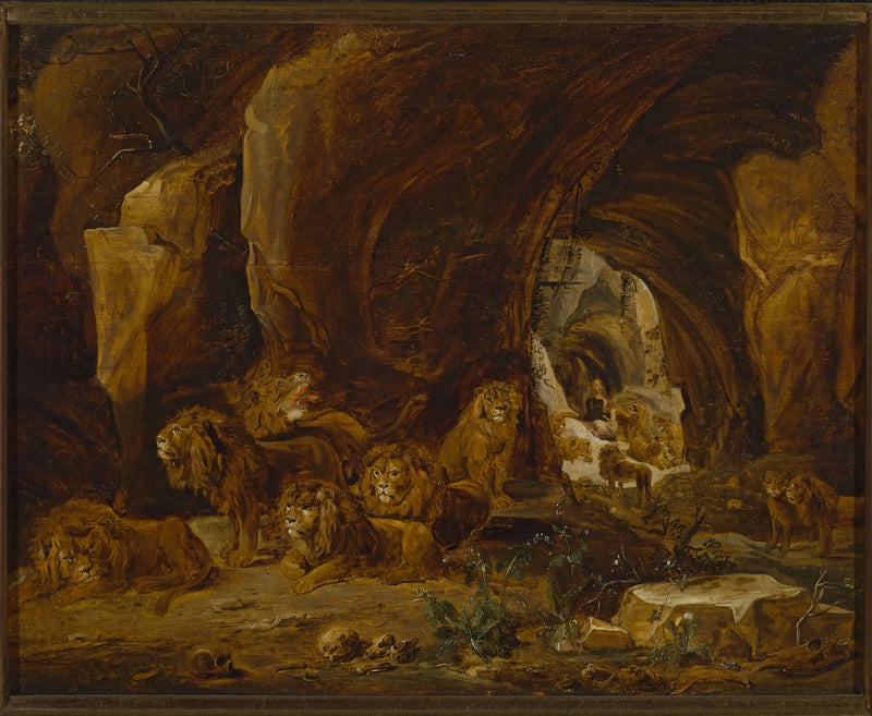 Daniel com os Leões - David Teniers Júnior