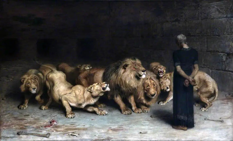 Daniel na cova dos leões - Briton Rivière