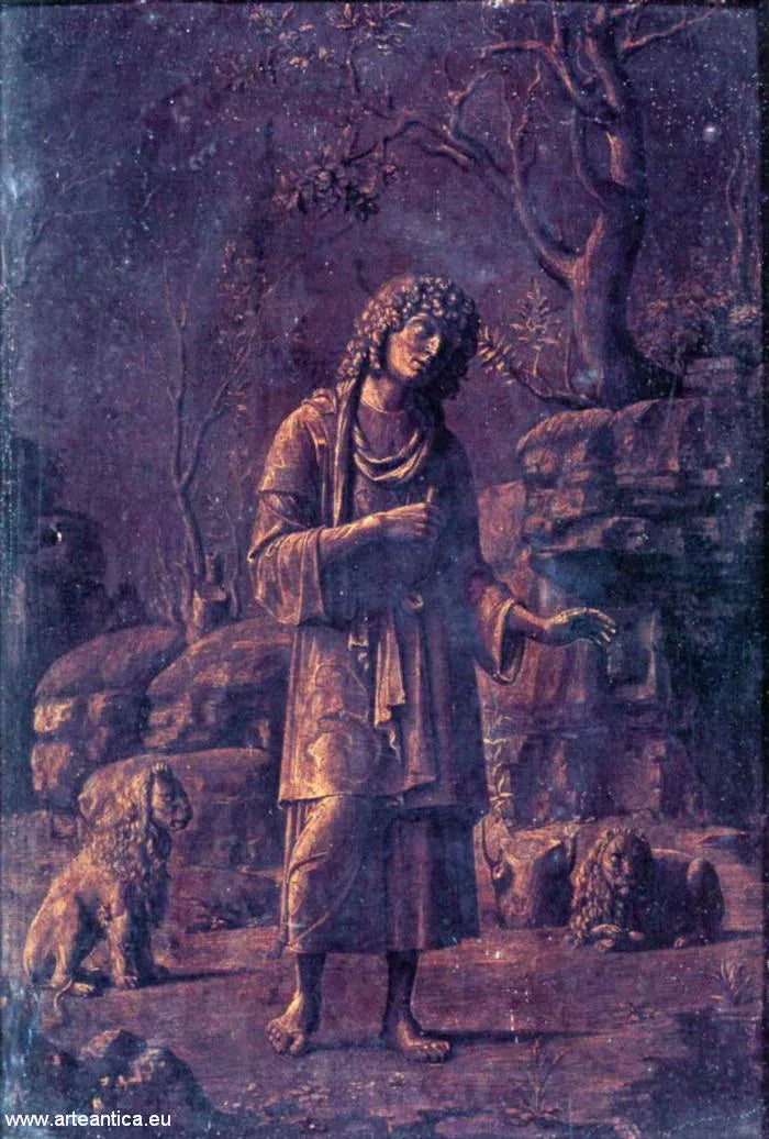 Daniel dans la fosse aux lions - Cima da Conegliano image 1 copie de tableau peinte à la main