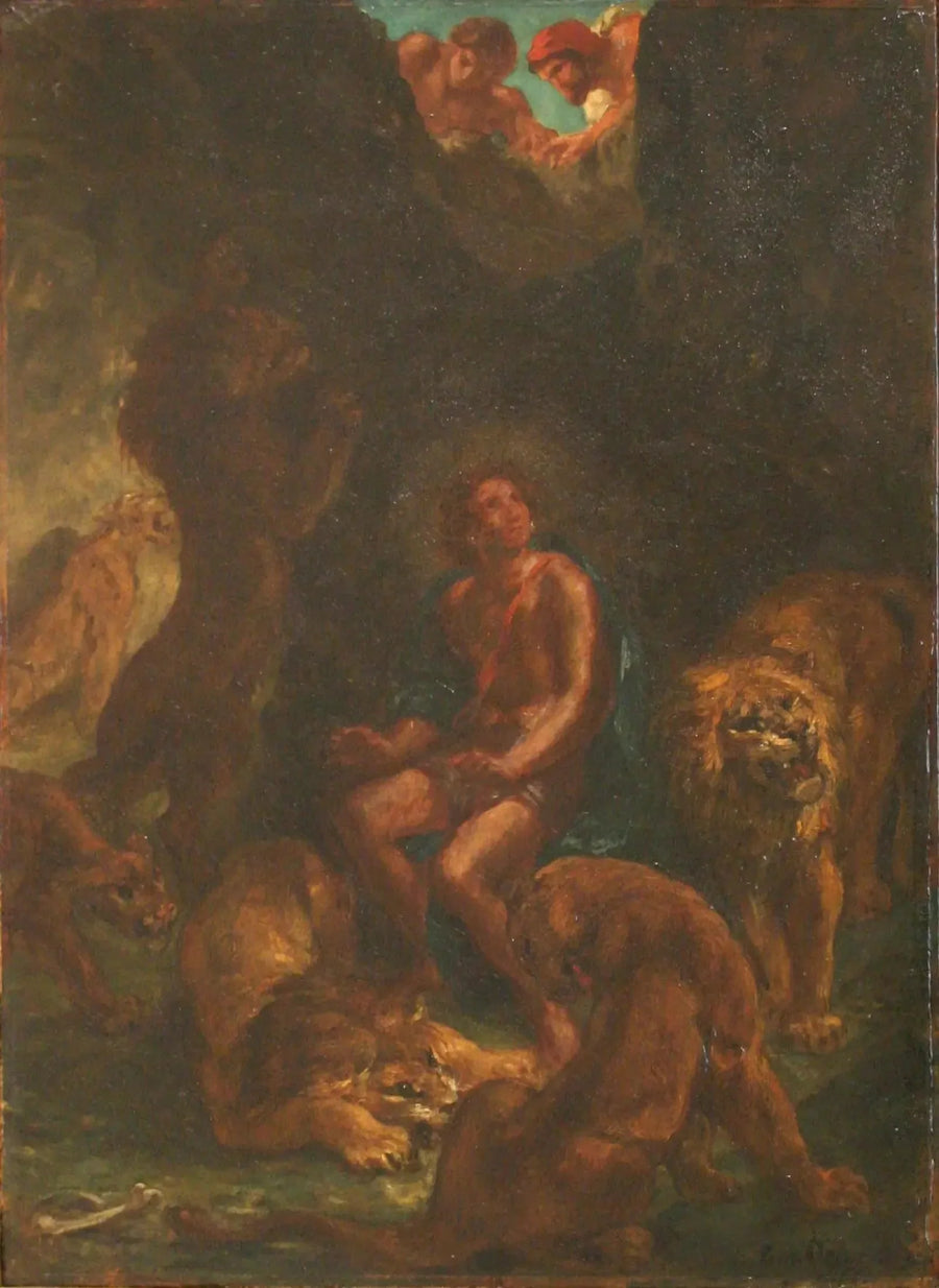 Daniel na cova dos leões - Eugène Delacroix