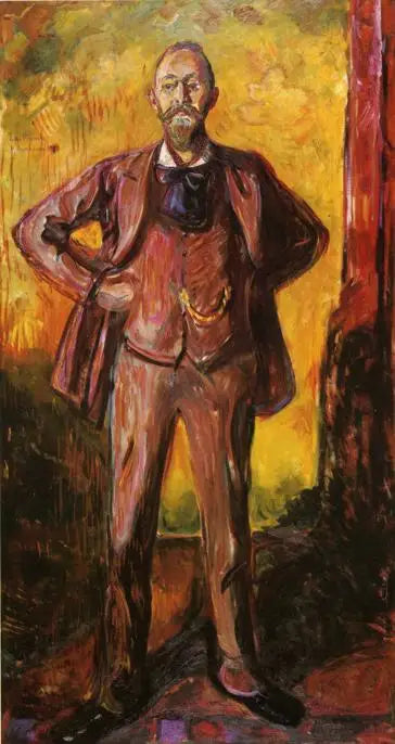 Reproduction du tableau « Daniel Jacobsen - Edvard Munch » par Alpha Reproduction en peinture à l’huile