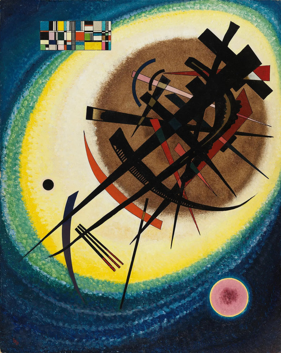 No oval luminoso - Vassily Kandinsky