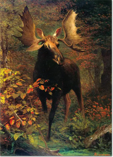Na floresta - Albert Bierstadt
