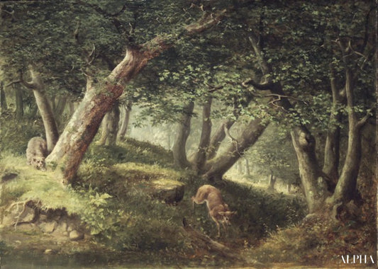 Dans la forêt - William Holbrook Beard - Reproductions de tableaux et peintures haut de gamme