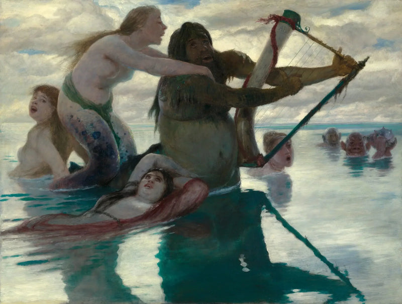 No mar - Arnold Böcklin