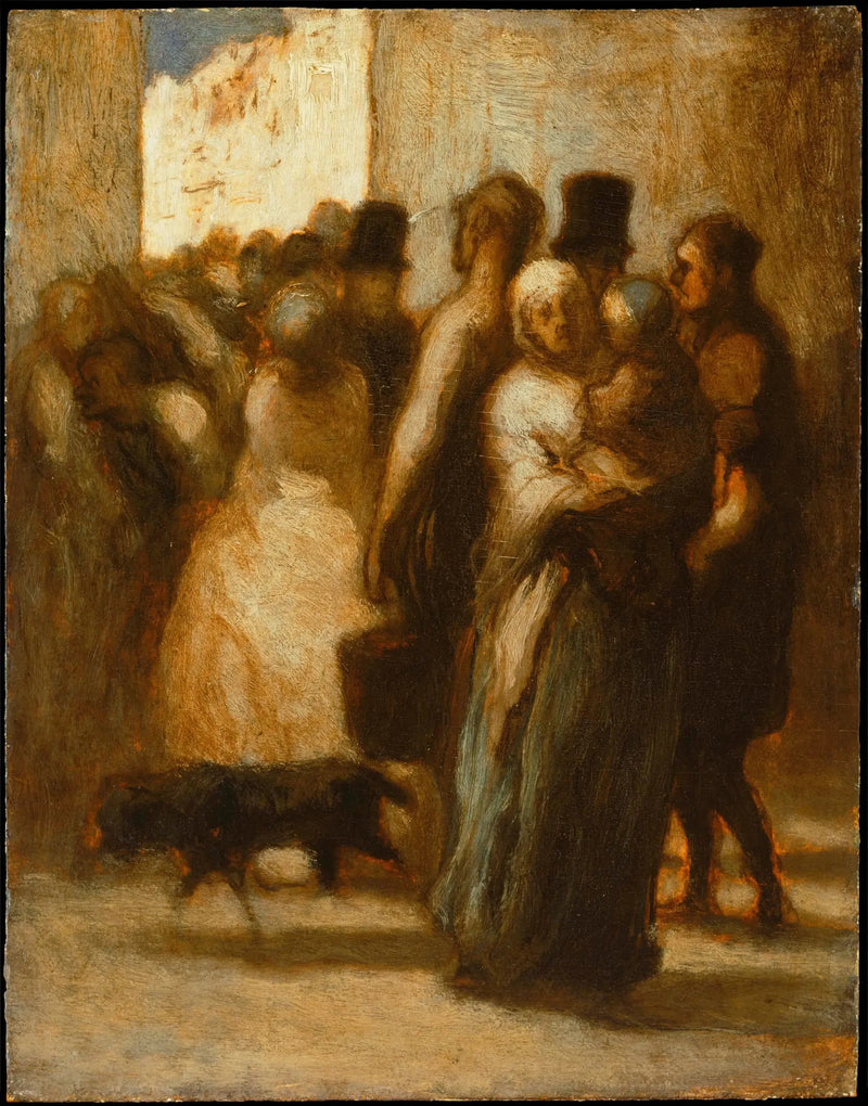Na rua - Honoré Daumier