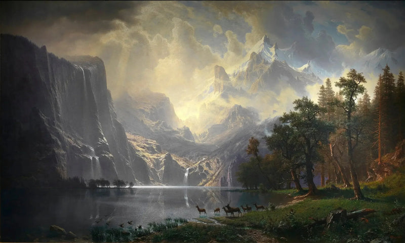 Na Sierra Nevada, na Califórnia - Albert Bierstadt