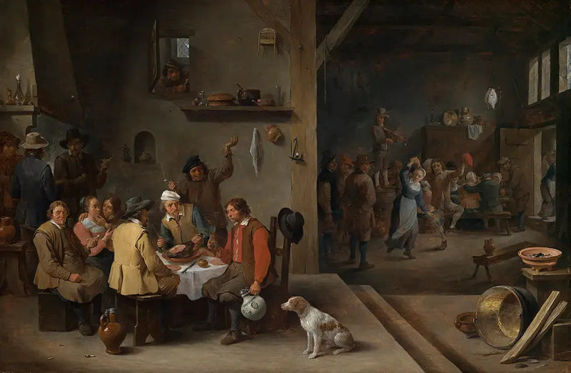 Na taberna - David Teniers Júnior
