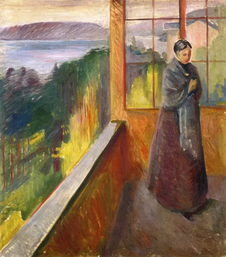 Na varanda - Edvard Munch