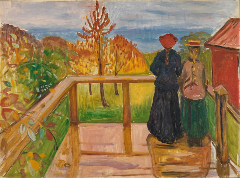 Na varanda - Edvard Munch