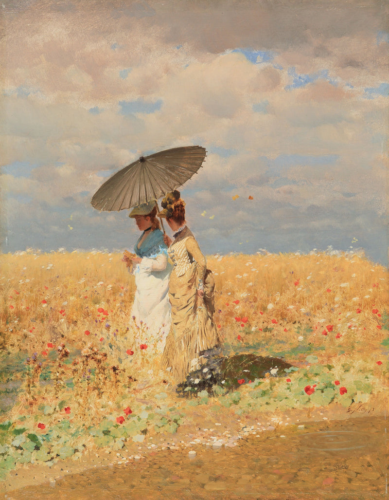 No trigo - Giuseppe De Nittis