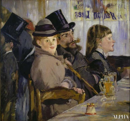 Dans le café - Edouard Manet - Reproductions de tableaux et peintures haut de gamme