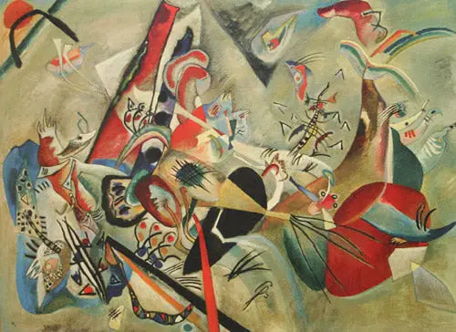 No cinza - Vassily Kandinsky