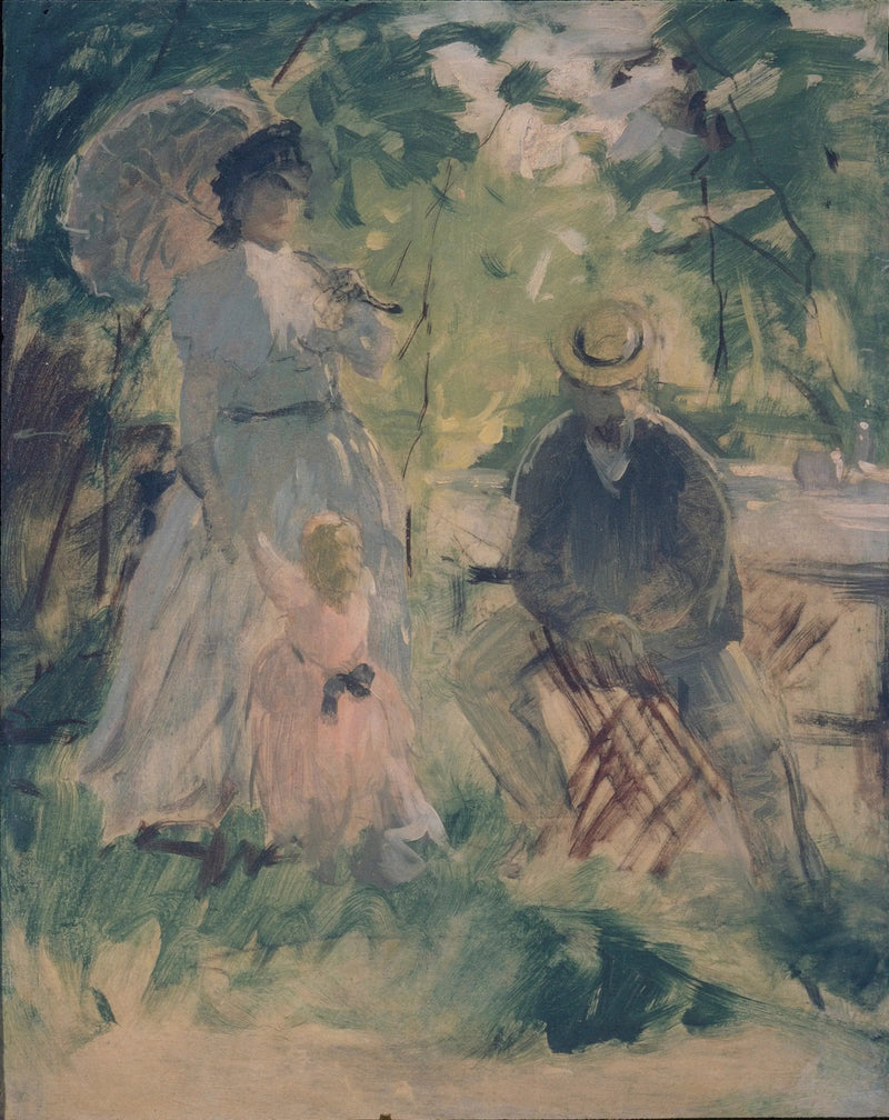 No Jardim - Berthe Morisot