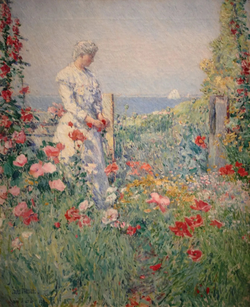 No Jardim - Childe Hassam