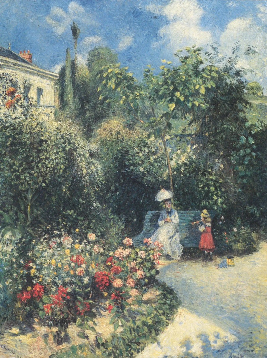 No Jardim dos Mathurins, Pontoise - Camille Pissarro