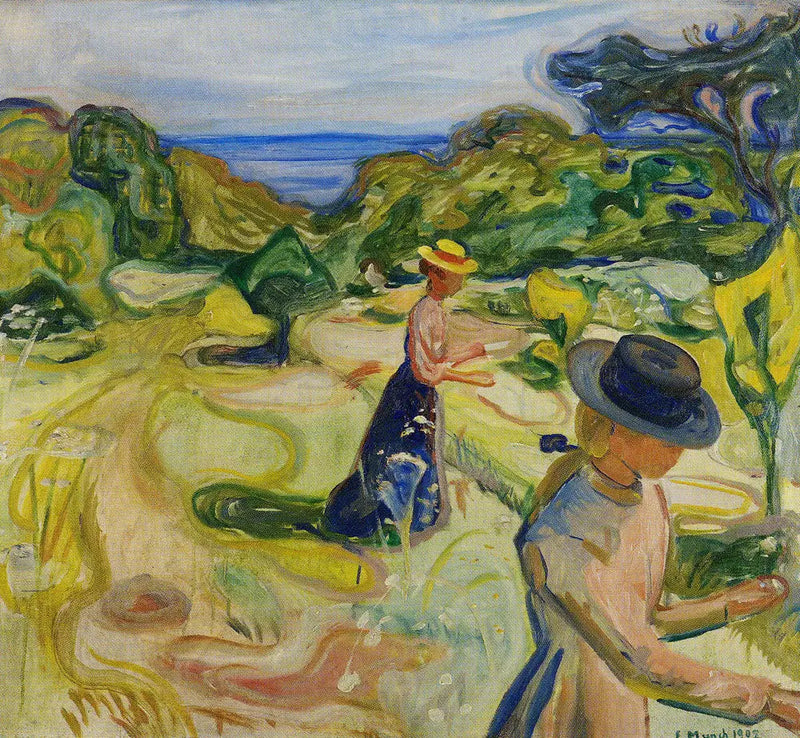 No Jardim - Edvard Munch