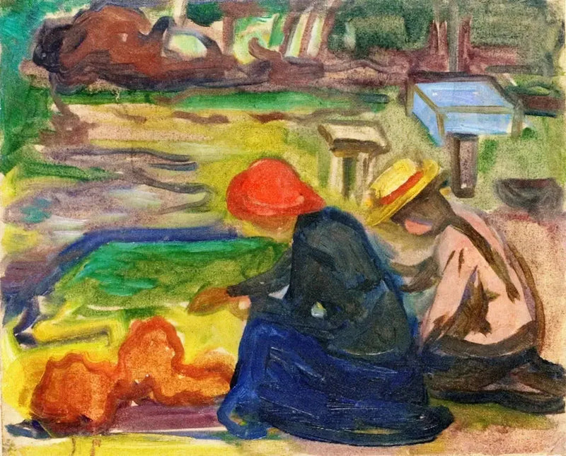 No Jardim - Edvard Munch