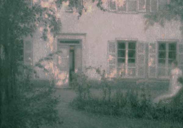 No jardim - Henri Le Sidaner