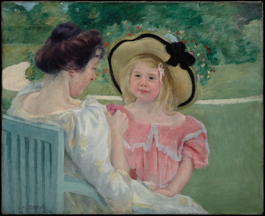 No Jardim - Mary Cassatt