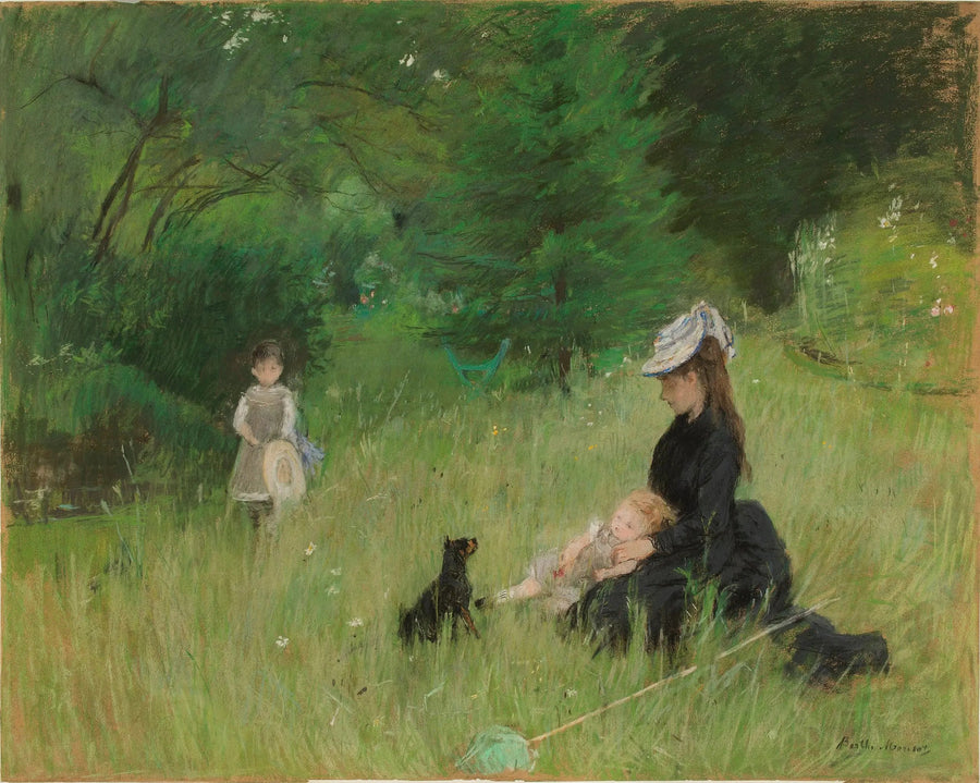 No parque - Berthe Morisot