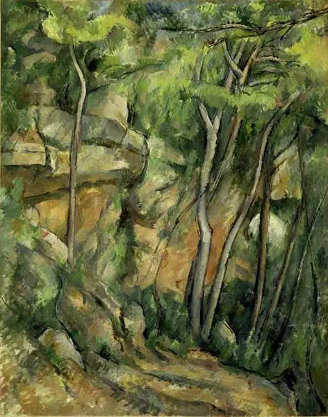 No parque do Château Noir - Paul Cézanne