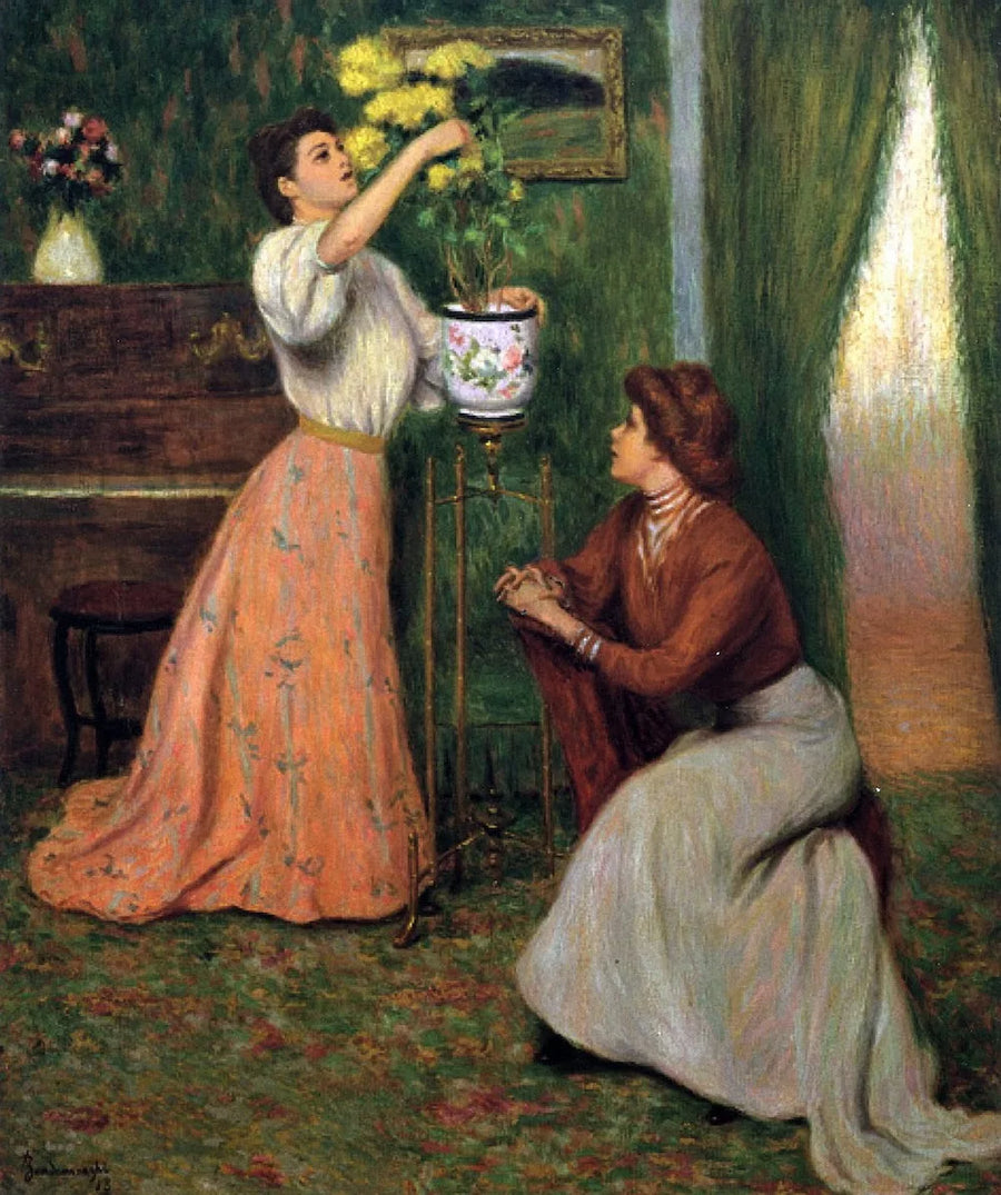 Na sala de estar - Federico Zandomeneghi
