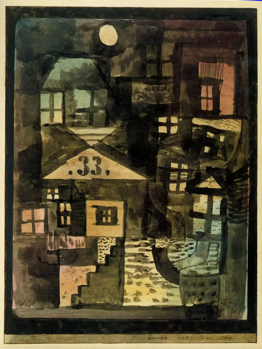 No Velho Bairro, Número Trinta e Três - Paul Klee