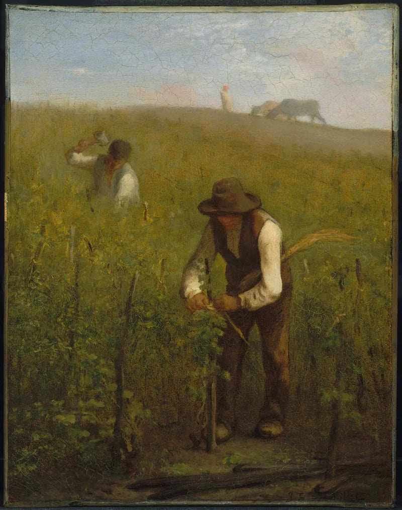Na vinha - Jean-François Millet