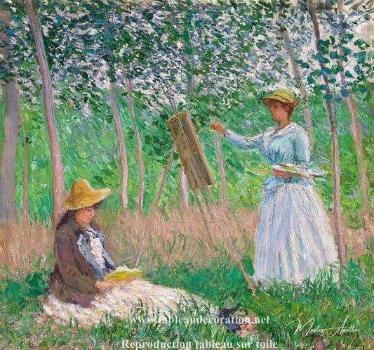 Dans les bois de Giverny - Claude Monet - Reproductions de tableaux et peintures haut de gamme