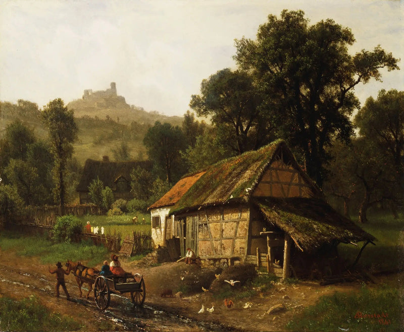 Nos contrafortes - Albert Bierstadt