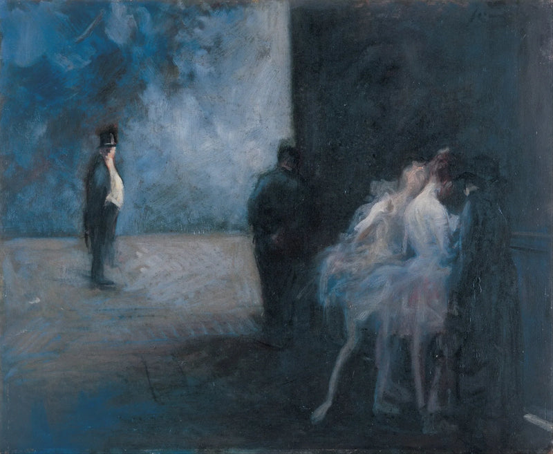 Nos bastidores – Sinfonia em azul - Jean-Louis Forain