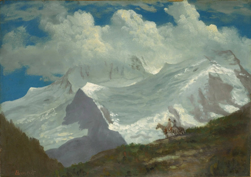 Nas Montanhas Rochosas - Albert Bierstadt