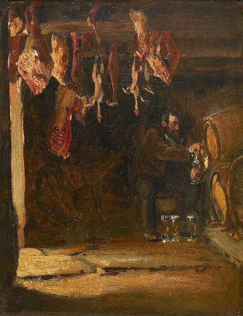 Em uma adega em Concarneau. - Peder Severin Krøyer