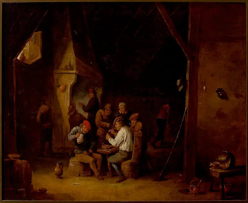 Em uma taberna - David Teniers o Jovem