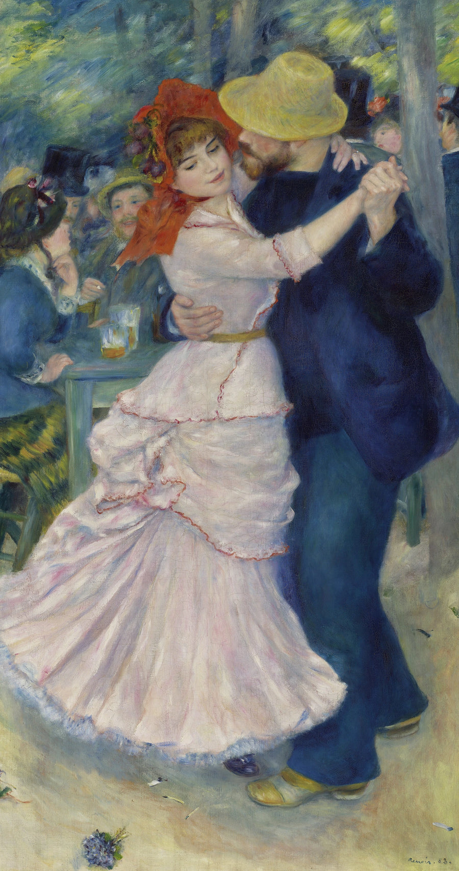 La Danse à Bougival peinte par Renoir en 1883, MFA Boston 37.375