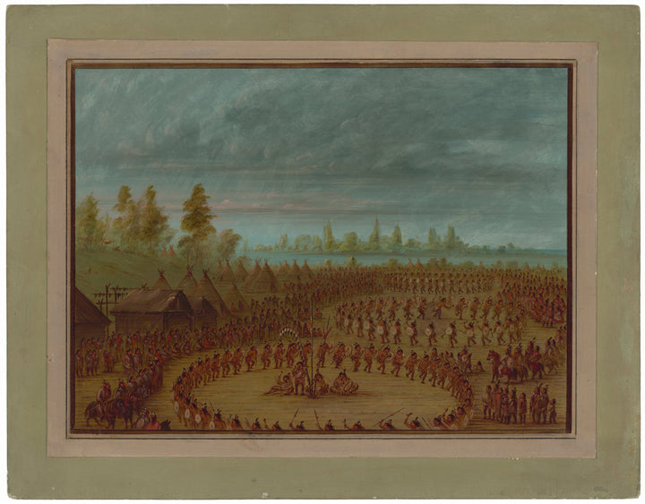 Dança de Guerra Apache - George Catlin