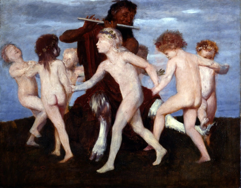 Dança do Pano com Crianças - Arnold Böcklin