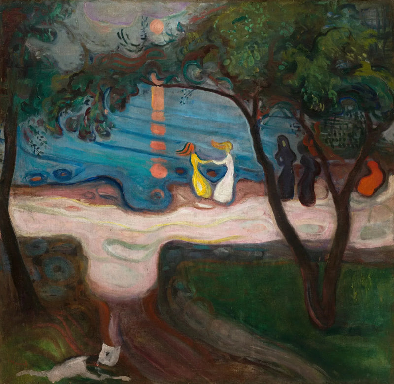 Dança na praia - Edvard Munch