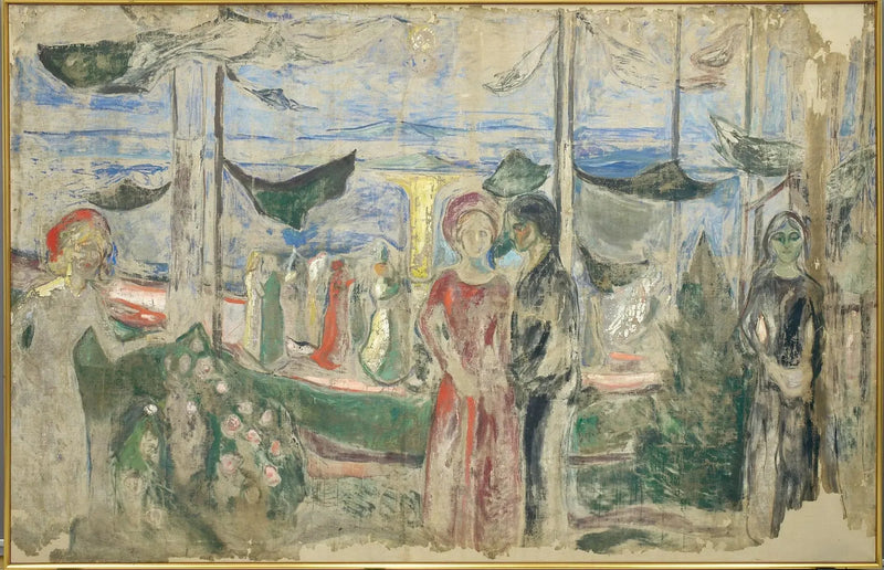Dança na praia - Edvard Munch