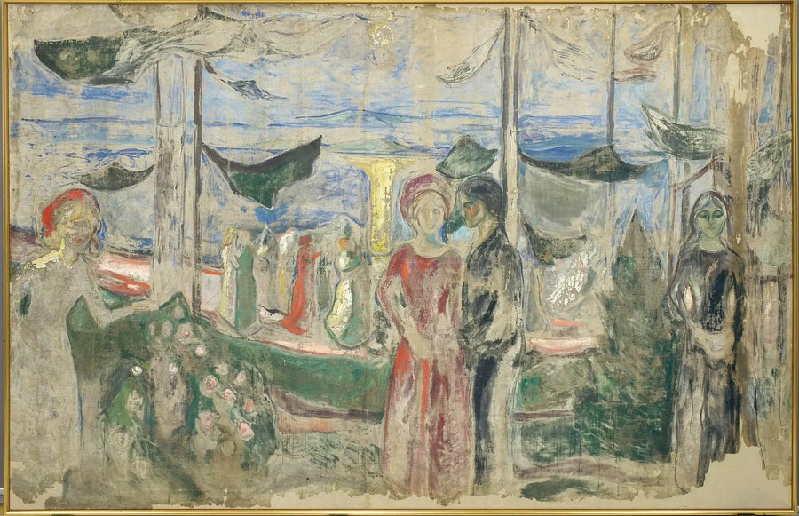 Dança na praia - Edvard Munch