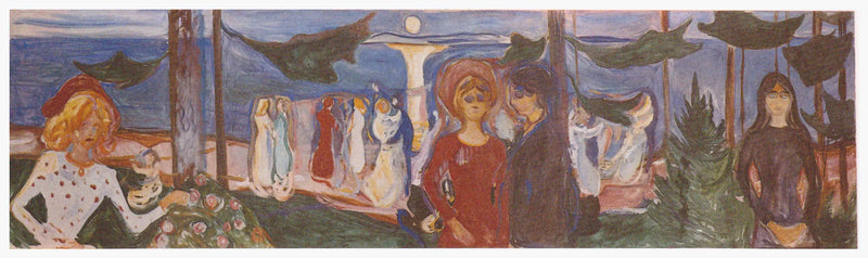 Dança na praia (Frise Linde) - Edvard Munch